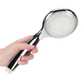 LED Luminous Shower Head Hand Held Temperature Control Shower Nozzle Bathroom Accessory(9820A ) - 45-Degree Angle