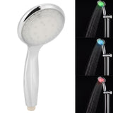 LED Luminous Shower Head Hand Held Temperature Control Shower Nozzle Bathroom Accessory(9820A )