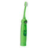 Children Electric Toothbrush Cartoon Pattern Waterproof Teeth Cleaning Brush Gift for KidsGreen - Side View