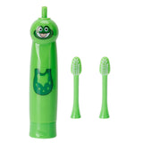 Children Electric Toothbrush Cartoon Pattern Waterproof Teeth Cleaning Brush Gift for KidsGreen - 45-Degree Angle