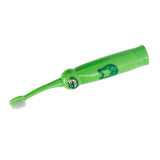 Children Electric Toothbrush Cartoon Pattern Waterproof Teeth Cleaning Brush Gift for KidsGreen - Rear View