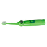 Children Electric Toothbrush Cartoon Pattern Waterproof Teeth Cleaning Brush Gift for KidsGreen