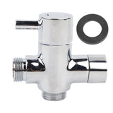 G1/2 Shower Head Diverter Valve Shower Arm Splitter for Hand Showerhead and Fixed Spray Head