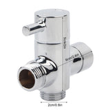 G1/2 Shower Head Diverter Valve Shower Arm Splitter for Hand Showerhead and Fixed Spray Head