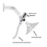 G1/2 Shower Head Diverter Valve Shower Arm Splitter for Hand Showerhead and Fixed Spray Head - Extra Image