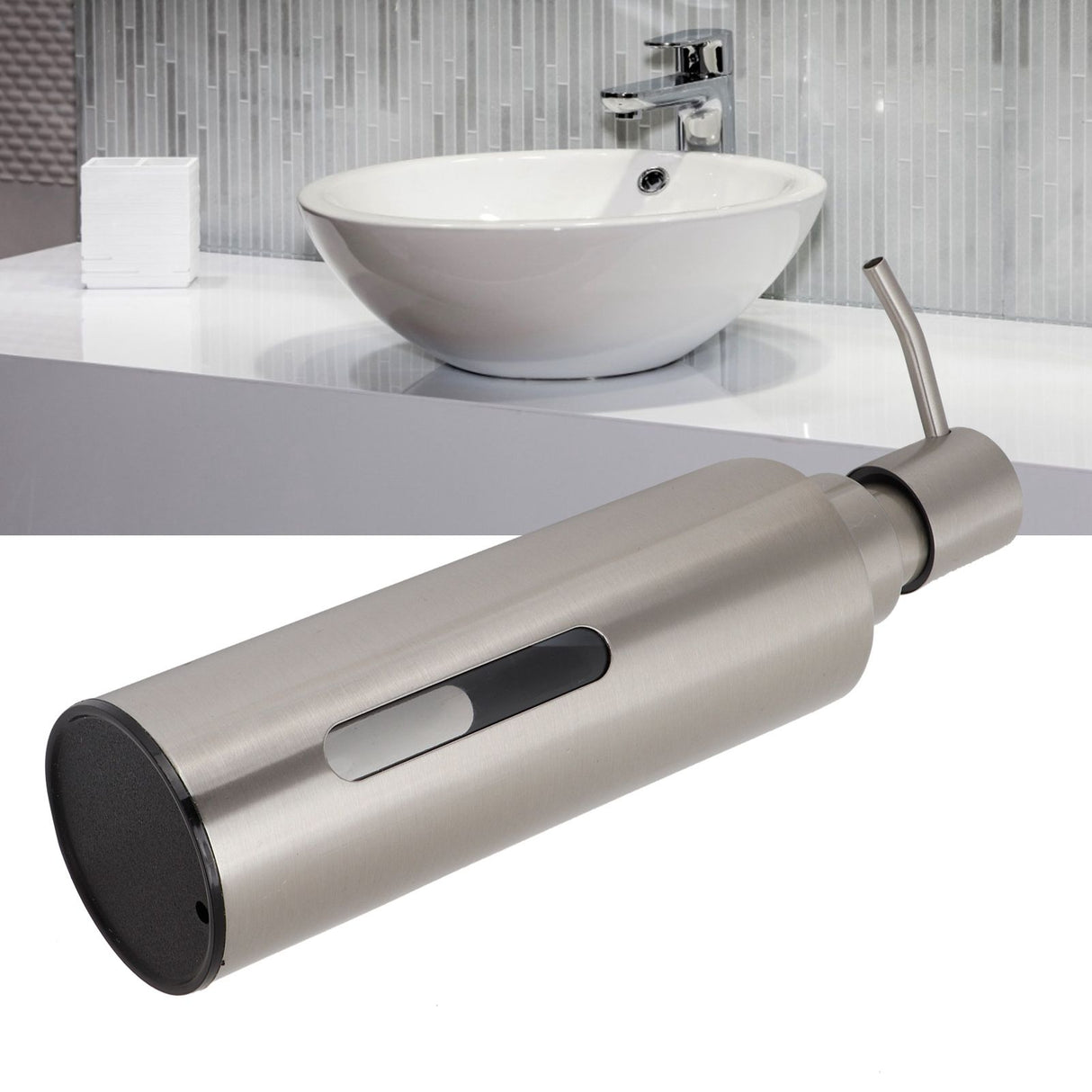 Liquid Soap Dispenser Shower Gel Lotion Bottle Container Home Bathroom Accessory