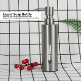 Liquid Soap Dispenser Shower Gel Lotion Bottle Container Home Bathroom Accessory - Extra Image