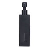 200ml Square Shower Bottle 304 Stainless Steel Shampoo Hand Soap Dispenser Black