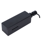 200ml Square Shower Bottle 304 Stainless Steel Shampoo Hand Soap Dispenser Black
