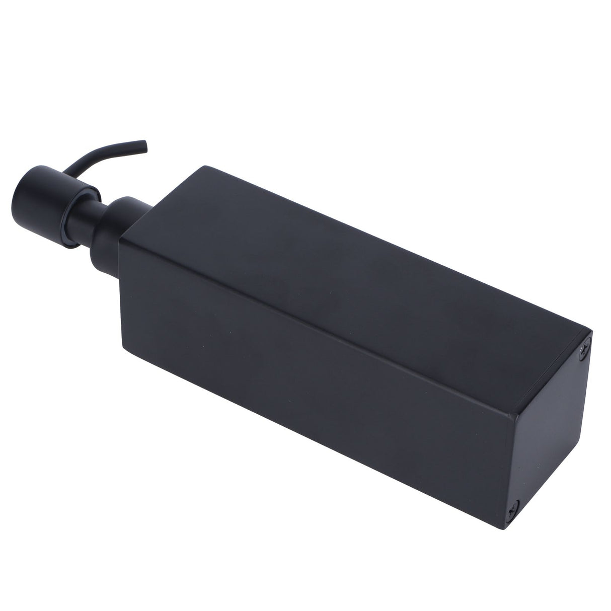 200ml Square Shower Bottle 304 Stainless Steel Shampoo Hand Soap Dispenser Black