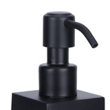 200ml Square Shower Bottle 304 Stainless Steel Shampoo Hand Soap Dispenser Black