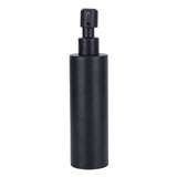 200ml Round Soap Dispenser Wall‑Mounted Shampoo Shower Gel Container Bathroom Supply Black