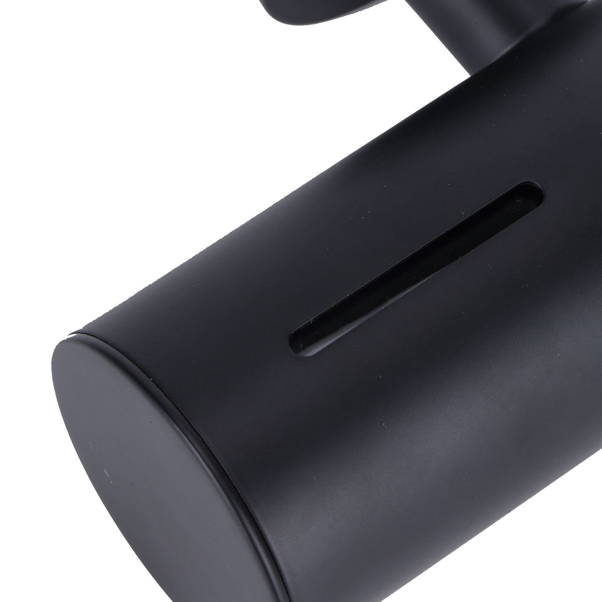 200ml Round Soap Dispenser Wall‑Mounted Shampoo Shower Gel Container Bathroom Supply Black