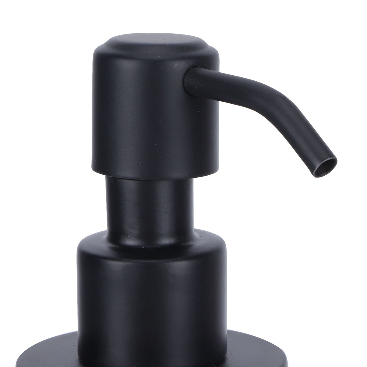 200ml Round Soap Dispenser Wall‑Mounted Shampoo Shower Gel Container Bathroom Supply Black