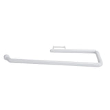 Wall Mounted Paper Roll Holder Towel Hanger Toilet Paper Rack Bathroom Kitchen OrganizerWhite