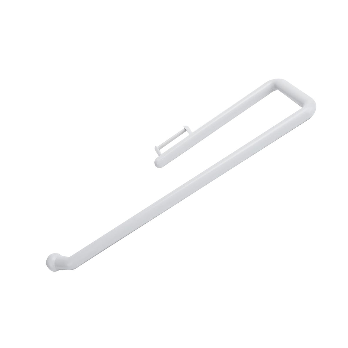 Wall Mounted Paper Roll Holder Towel Hanger Toilet Paper Rack Bathroom Kitchen OrganizerWhite
