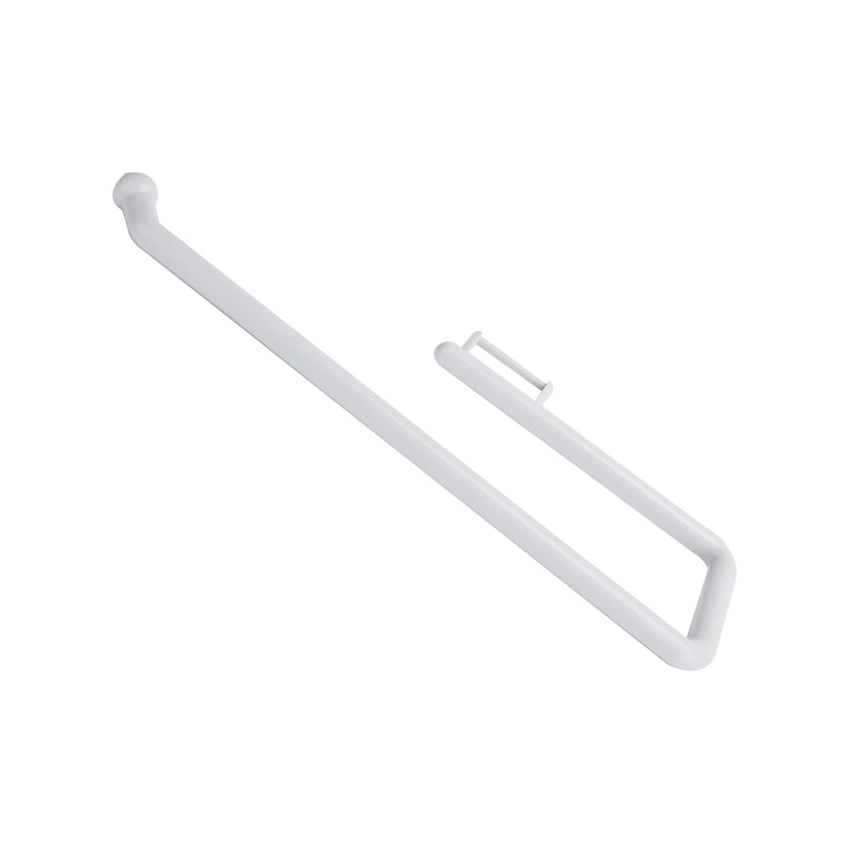 Wall Mounted Paper Roll Holder Towel Hanger Toilet Paper Rack Bathroom Kitchen OrganizerWhite