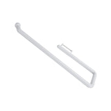 Wall Mounted Paper Roll Holder Towel Hanger Toilet Paper Rack Bathroom Kitchen OrganizerWhite