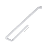 Wall Mounted Paper Roll Holder Towel Hanger Toilet Paper Rack Bathroom Kitchen OrganizerWhite - 45-Degree Angle