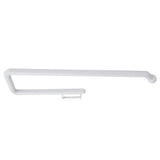 Wall Mounted Paper Roll Holder Towel Hanger Toilet Paper Rack Bathroom Kitchen OrganizerWhite - Close-Up Angle