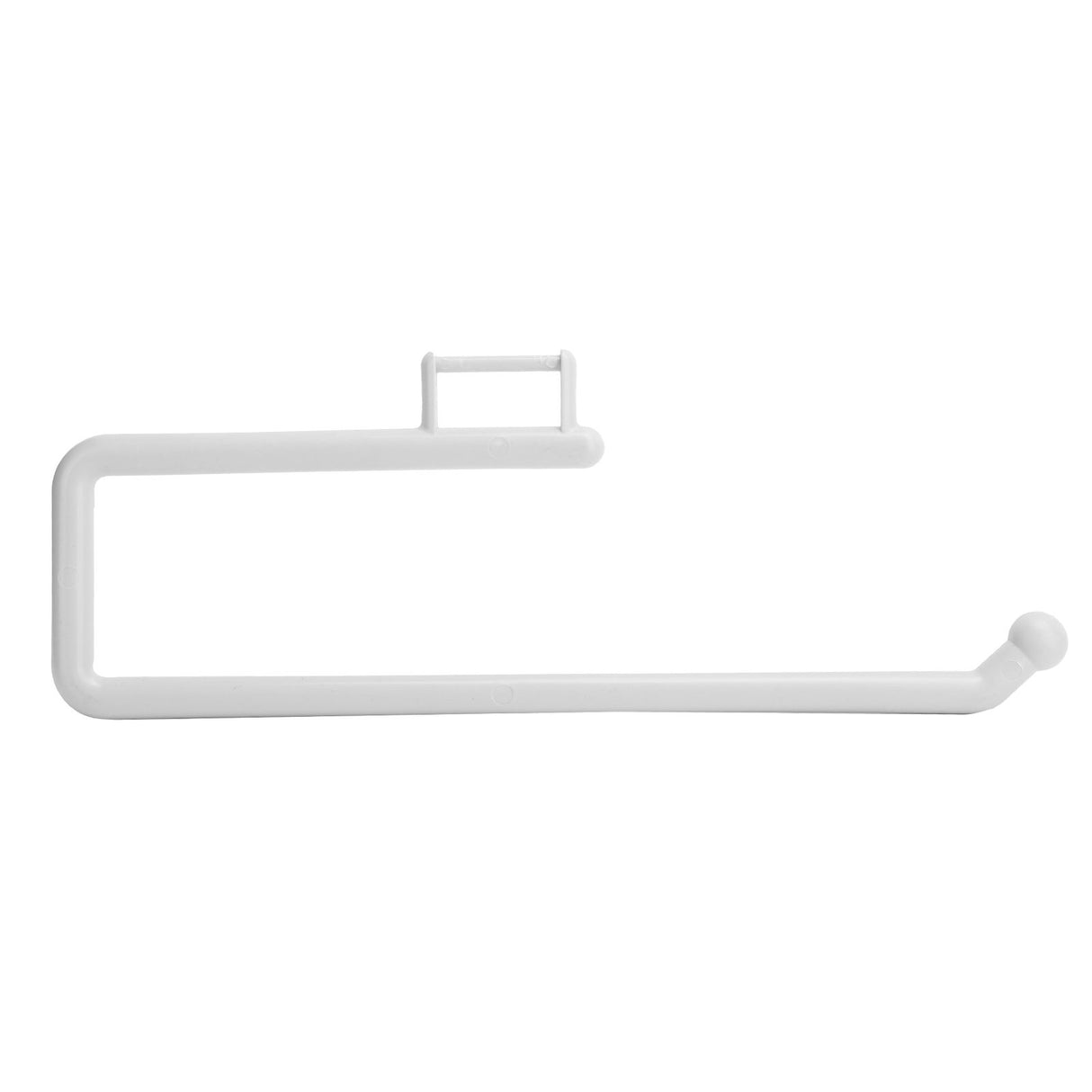 Wall Mounted Paper Roll Holder Towel Hanger Toilet Paper Rack Bathroom Kitchen OrganizerWhite