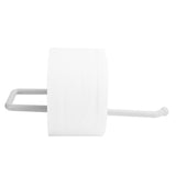 Wall Mounted Paper Roll Holder Towel Hanger Toilet Paper Rack Bathroom Kitchen OrganizerWhite