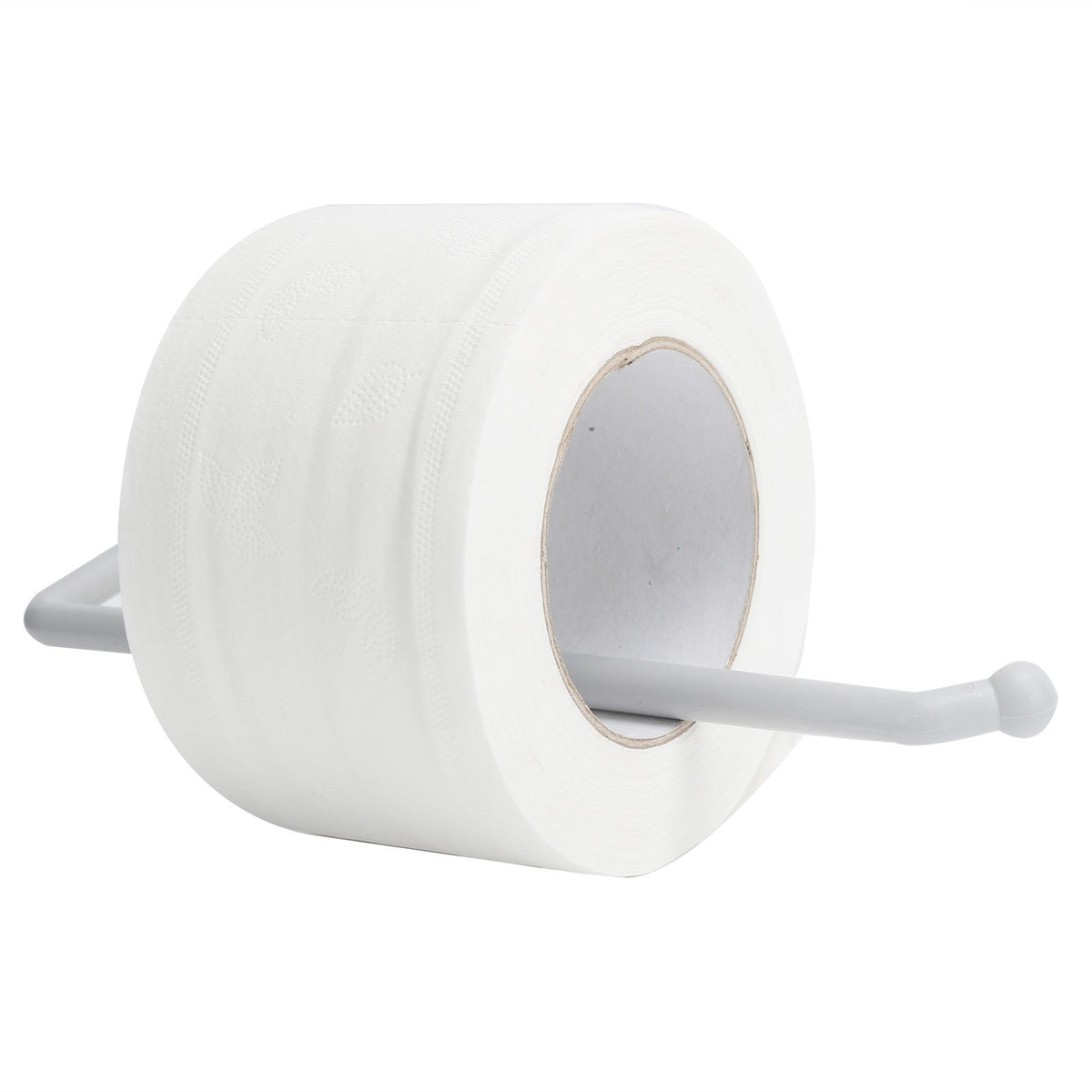 Wall Mounted Paper Roll Holder Towel Hanger Toilet Paper Rack Bathroom Kitchen OrganizerWhite