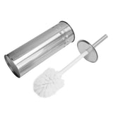 Toilet Brush and Vented Holder Set Stainless Steel Cleaning Brush for Bathroom Toilet - Side View