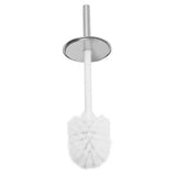 Toilet Brush and Vented Holder Set Stainless Steel Cleaning Brush for Bathroom Toilet - Low Angle