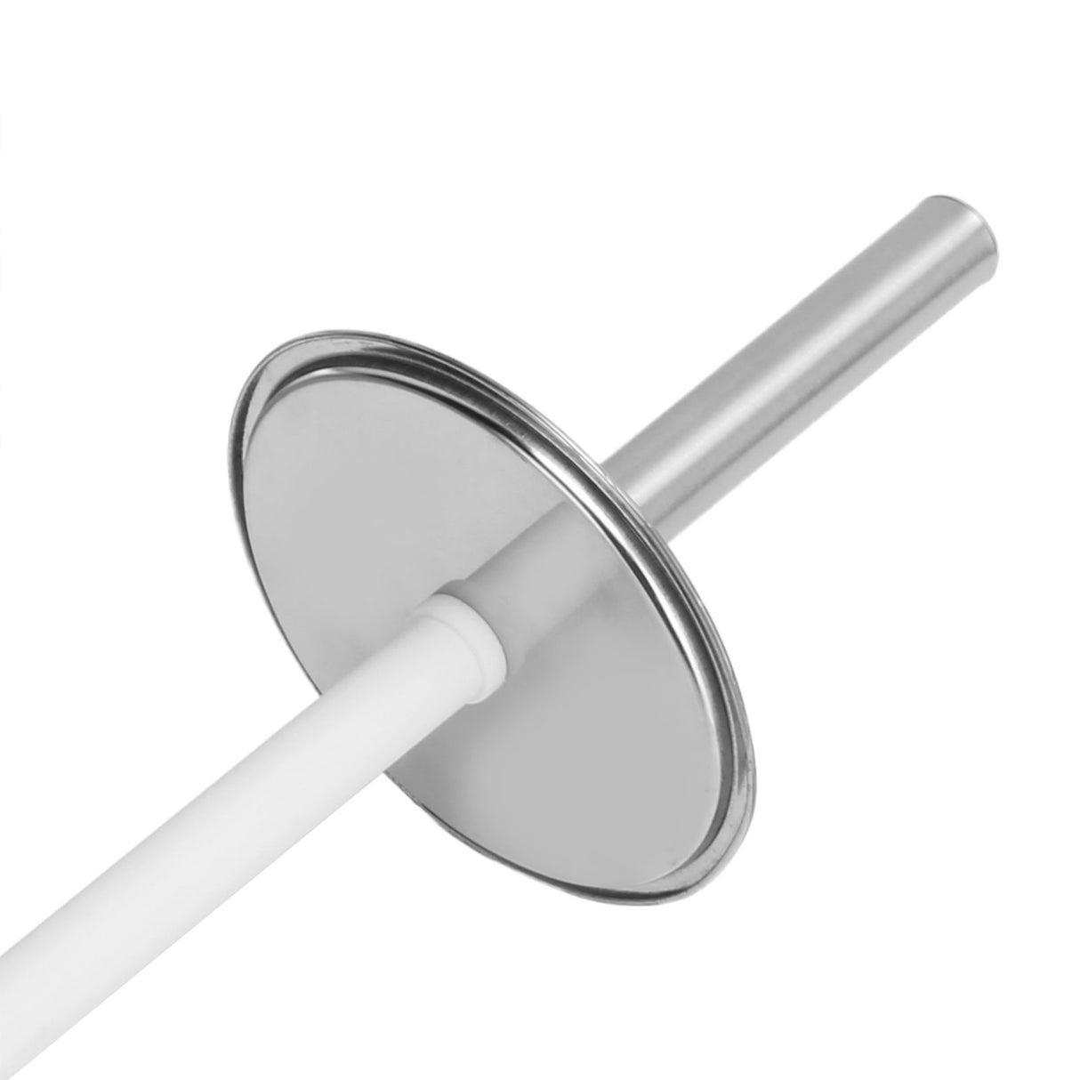 Toilet Brush and Vented Holder Set Stainless Steel Cleaning Brush for Bathroom Toilet