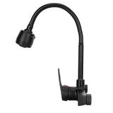 G1/2 Wall Mounted Faucet Bathtub Hot and Cold 360 Degree Rotation Water Mixer Tap - Rear View