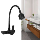 G1/2 Wall Mounted Faucet Bathtub Hot and Cold 360 Degree Rotation Water Mixer Tap