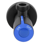 G1/2 Thread Angle Valve Stainless Steel Water Stop Valve for Bathroom Toilet SuppliesSingle Cold - Front View