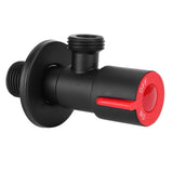 G1/2 Thread Angle Valve Stainless Steel Water Stop Valve for Bathroom Toilet SuppliesSingle Hot - Top-Down View