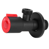 G1/2 Thread Angle Valve Stainless Steel Water Stop Valve for Bathroom Toilet SuppliesSingle Hot