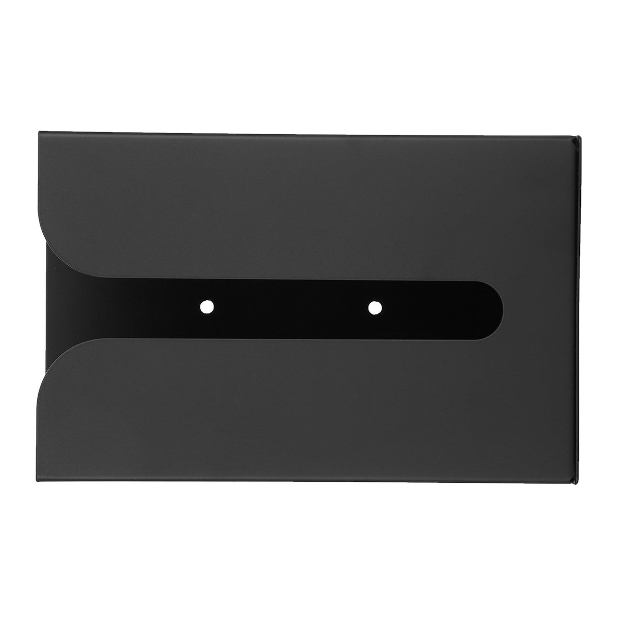 Black Tissue Box Holder Stand Wall Mount Napkin Organizer for Kitchen Bathroom Toilet