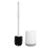 Toilet Brush with Holder Set Wall Mounted Soft Toilet Cleaner Brush for Bathroom