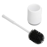 Toilet Brush with Holder Set Wall Mounted Soft Toilet Cleaner Brush for Bathroom