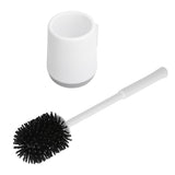 Toilet Brush with Holder Set Wall Mounted Soft Toilet Cleaner Brush for Bathroom