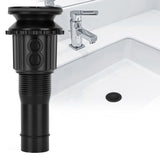 Stainless Steel Wash Basin Drain Filter Sink Drain Stopper Bathroom Accessories Black - Extra Image