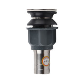No Glue Stainless Steel Basin Drain Sink Drain Stopper NonOverflow Bathroom Hardware - Front View