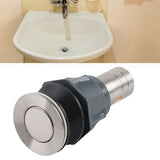 No Glue Stainless Steel Basin Drain Sink Drain Stopper NonOverflow Bathroom Hardware - Extra Image