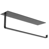 Paper Towel Holder Under Cabinet Self Adhesive Toilet Paper Rack Bathroom Kitchen Matte Black
