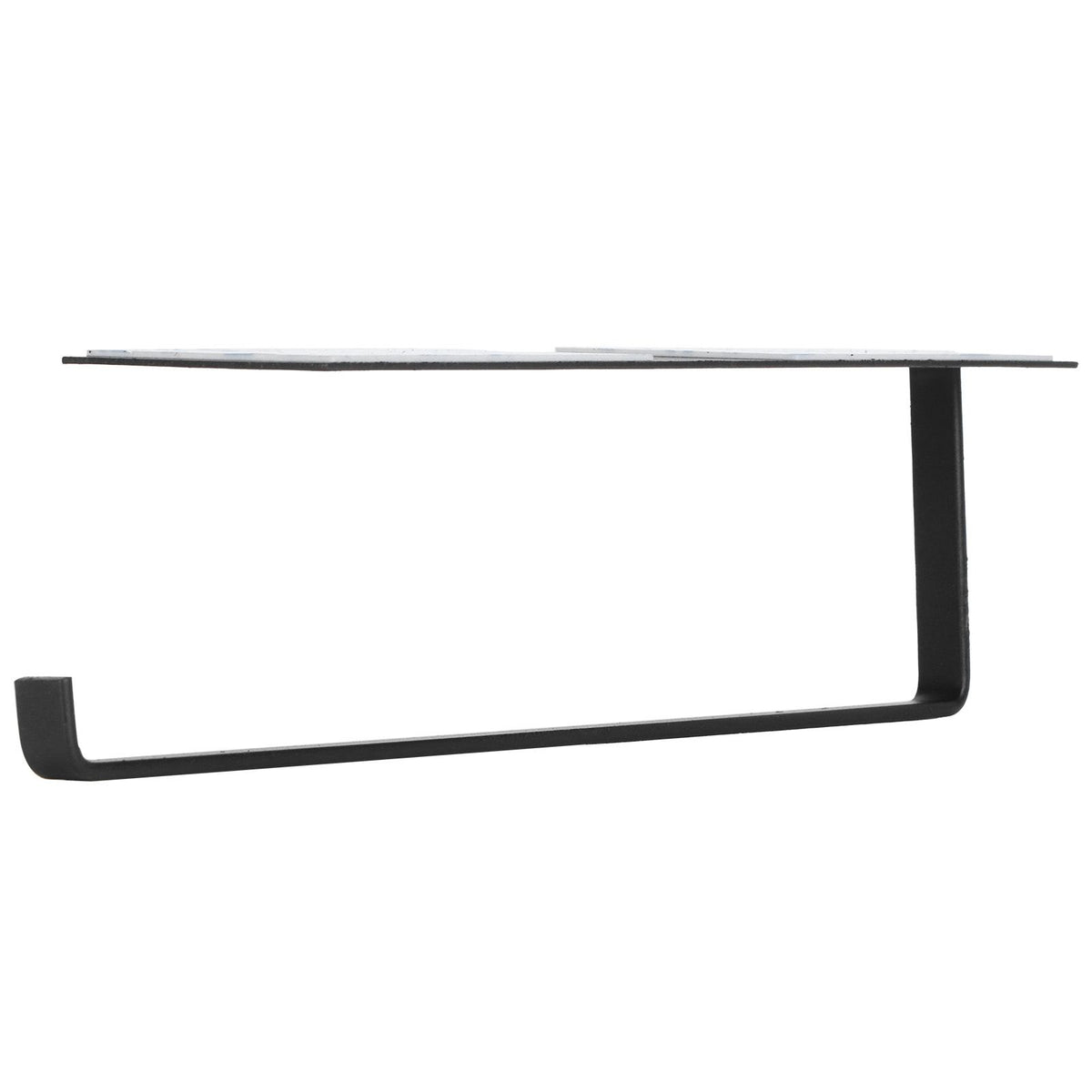 Paper Towel Holder Under Cabinet Self Adhesive Toilet Paper Rack Bathroom Kitchen Matte Black