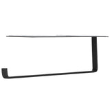 Paper Towel Holder Under Cabinet Self Adhesive Toilet Paper Rack Bathroom Kitchen Matte Black - Extra Image
