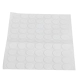 70Pcs Round Sticker Acrylic Acid Transparent Double Sided Adhesive Tape for Fixation - Top-Down View