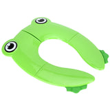 Folding Potty Seat Pad Portable Baby Toddler Toilet Training Seat Non Slip Pad for Travel(Green ) - Close-Up Angle