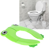 Folding Potty Seat Pad Portable Baby Toddler Toilet Training Seat Non Slip Pad for Travel(Green ) - Extra Image