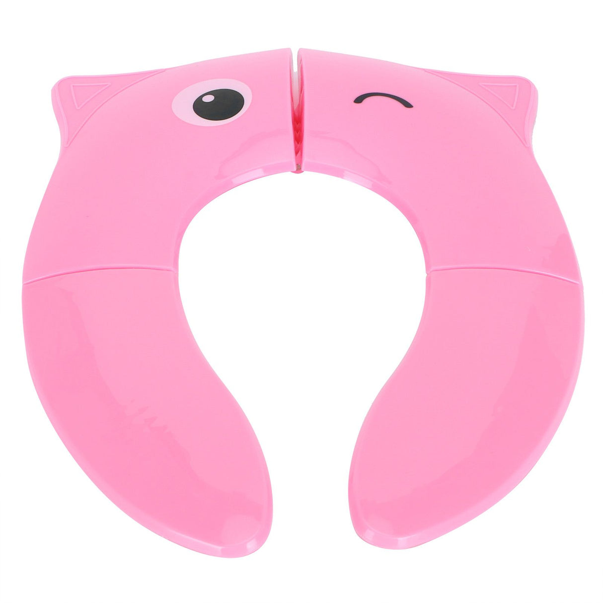 Folding Potty Seat Pad Portable Baby Toddler Toilet Training Seat Non Slip Pad for Travel(Pink )