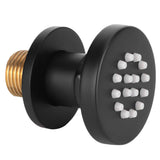 G1/2 Shower Sprayer Adjustable Rotatable Wall Mounted Massage Spray Jet Bathroom Supply - Side View
